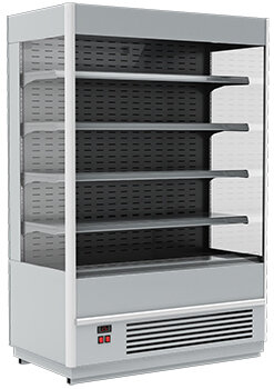 Холодильная горка Полюс Carboma Cube 1930/875 ВХСп-1,0 Inox