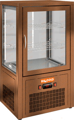 Витрина холодильная настольная Hicold VRC 70 Bronze