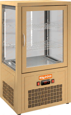 Витрина холодильная настольная Hicold VRC T 70 Beige